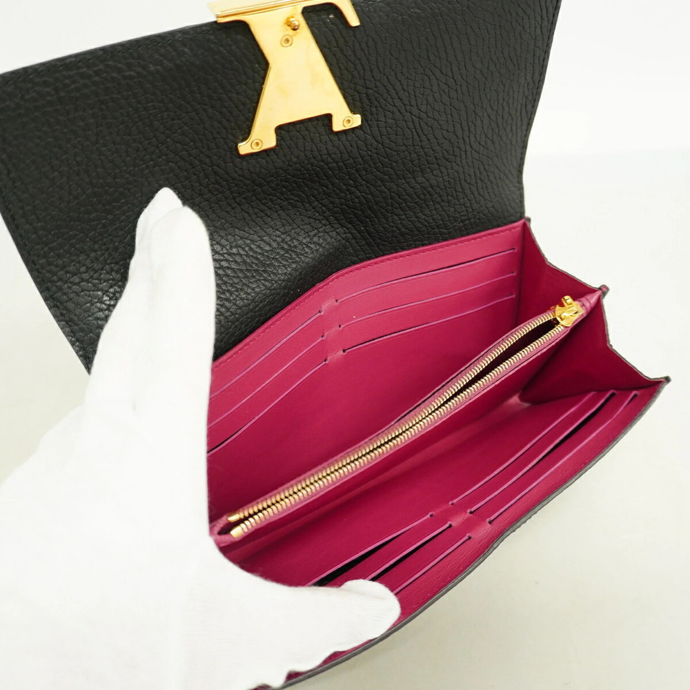 Louis Vuitton Long Wallet, Taurillon Leather, Portefeuille Capucines, M61248,... - Picture 3 of 8